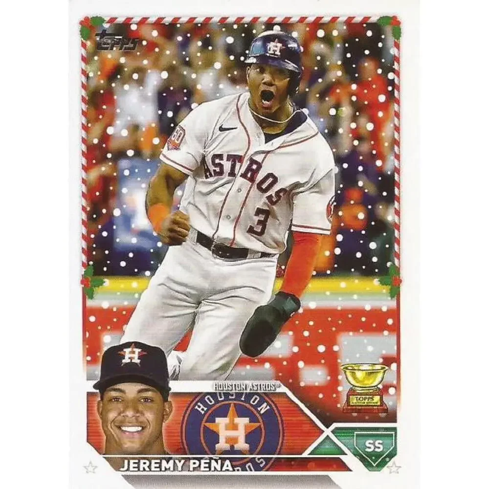 2023 Topps Holiday Jeremy Pena H192 Houston Astros